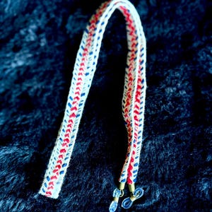 Eyeglass Chains, Ethnic Eyeglass Necklace, Glasses Holder, Glasses Strap, Sunglass Rope Straps, Multi-Colour Bohemian Cord Eyeglass Lanyard