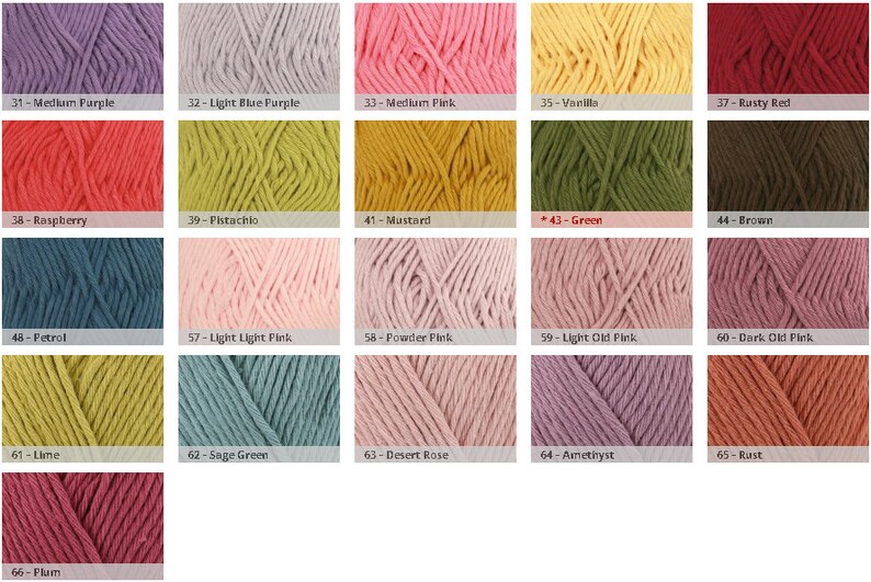 DROPS Paris Cotton Yarn Group C. Aran Worsted Cotton 82yds/75m Etsy