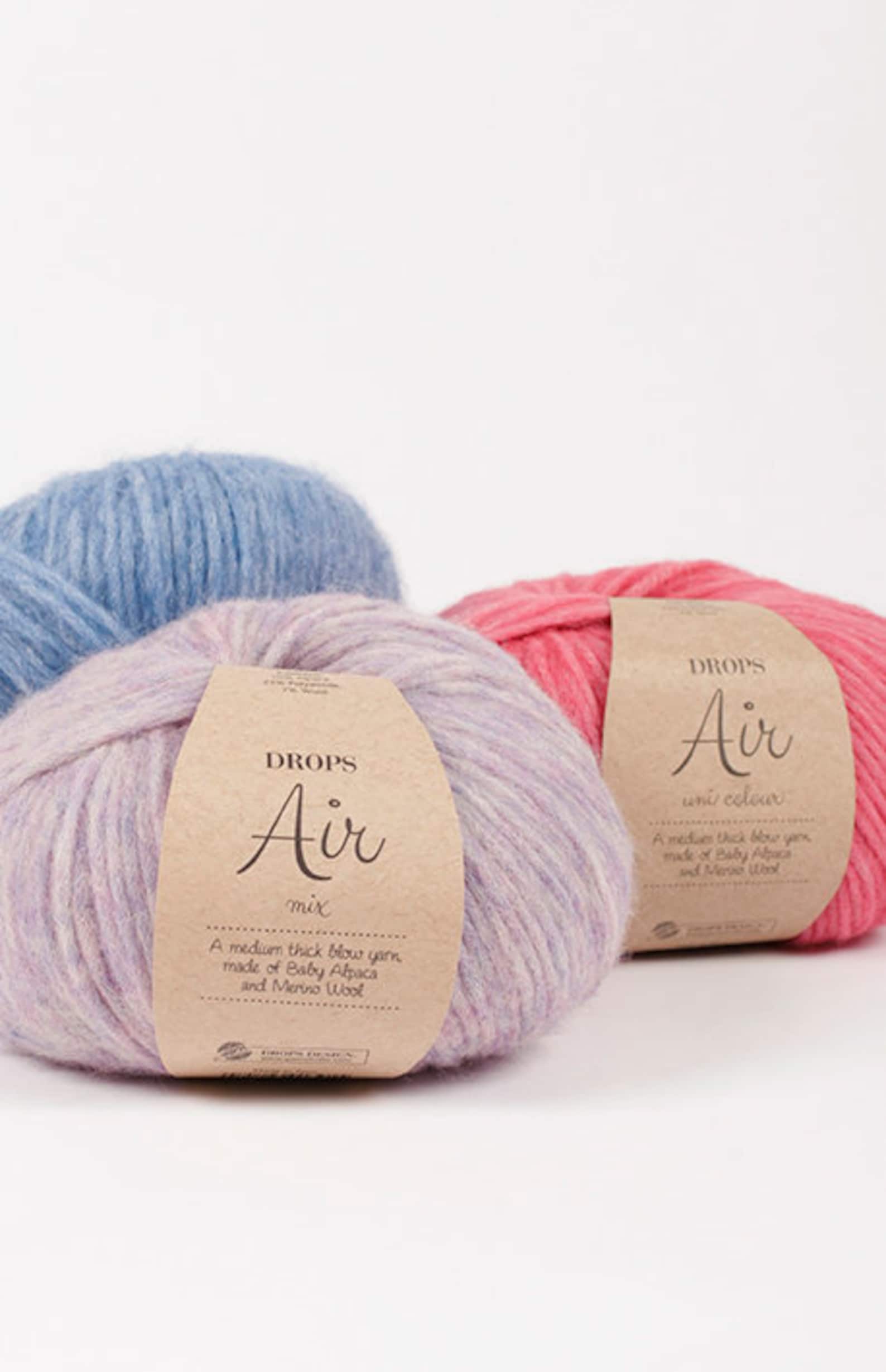 DROPS Air Yarn 164yds/150m 1.8oz/50g Group C. Medium Thick Etsy