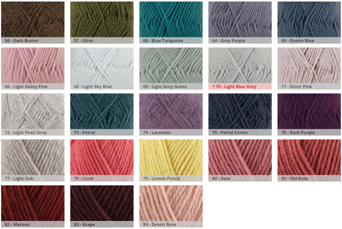 DROPS Karisma Wool Yarn. 109yds/100m 1.8oz/50g. Superwash Etsy