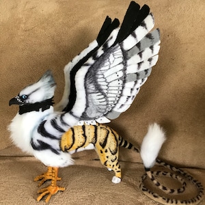 Harpy Eagle/Clouded Leopard Gryphon