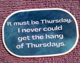 WHOSAIDTHAT Movie Quotes | It must be Thursday | Luggage | Laptops | Water Bottles | Phones | Window | Mugs-Cups