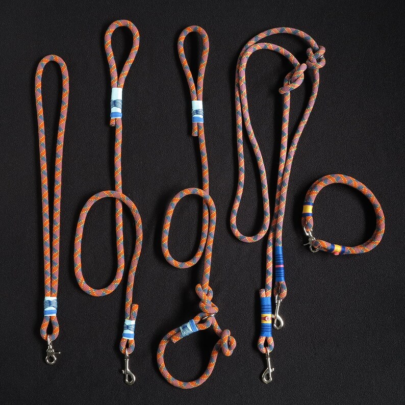 Climbing Rope Key Chains, Dog Leashes, and Dog Collars Etsy