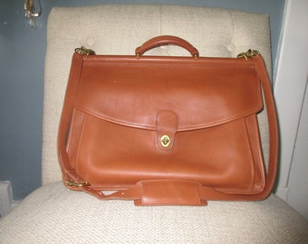 coach beekman briefcase british tan