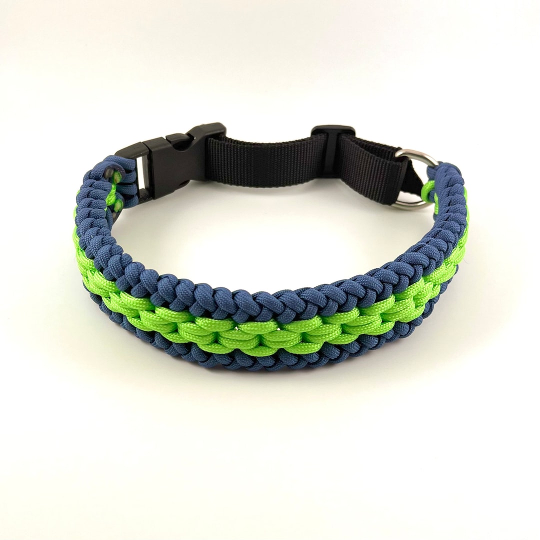 Heavy Duty Paracord Adjustable Dog Collar Etsy Canada