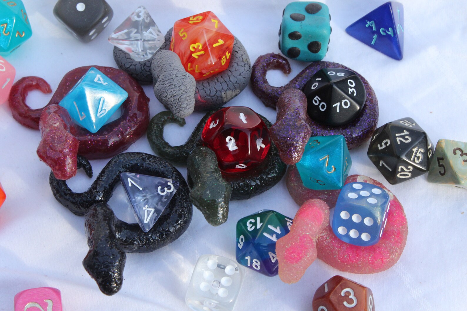 Snake Dice Display Etsy