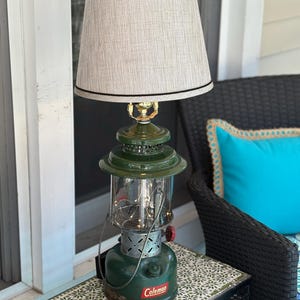 Vintage Coleman lantern lamp
