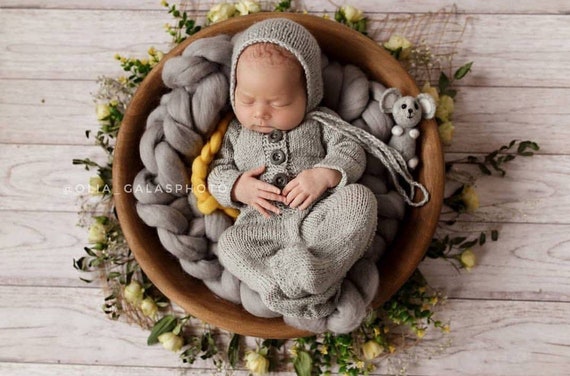 Foto Rekwisieten Merino Wol Deken Voor Pasgeboren Fotoshoot Etsy