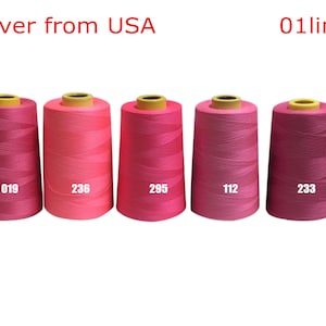 Sewing Thread 4000 Yards Each Cone NEW Cones Serger Overlock Serge