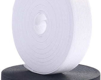2.1/2" Wide white Super Wide Knit white Stretch Elastic Band ,Waistband Elastic By 2-50 Yard