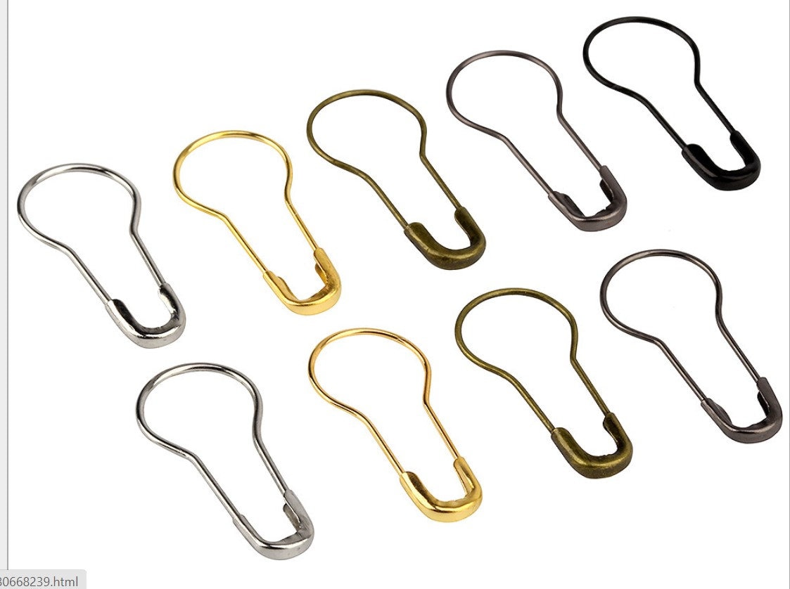 Set of 50 Bulb Shaped Gourd Pins - Calabash Pins - Hang Tag Pin -bulb ...