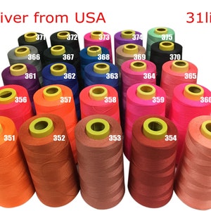 4000 Yards Sew Complete All-Purpose Polyester Sewing and Quilting Thread Shipped From The USA