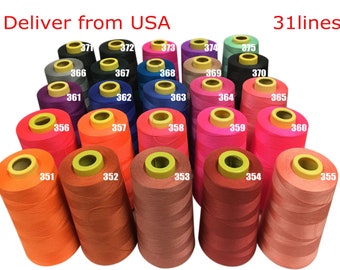 4000 Yards Sew Complete All-Purpose Polyester Sewing and Quilting Thread Shipped From The USA