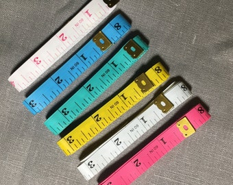 Soft Tape Measure Double Flexible Ruler WeightBody Measurement Sewing Tailor Craft Vinyl Ruler Has Centimetre Scale on Reverse Side 60-inch