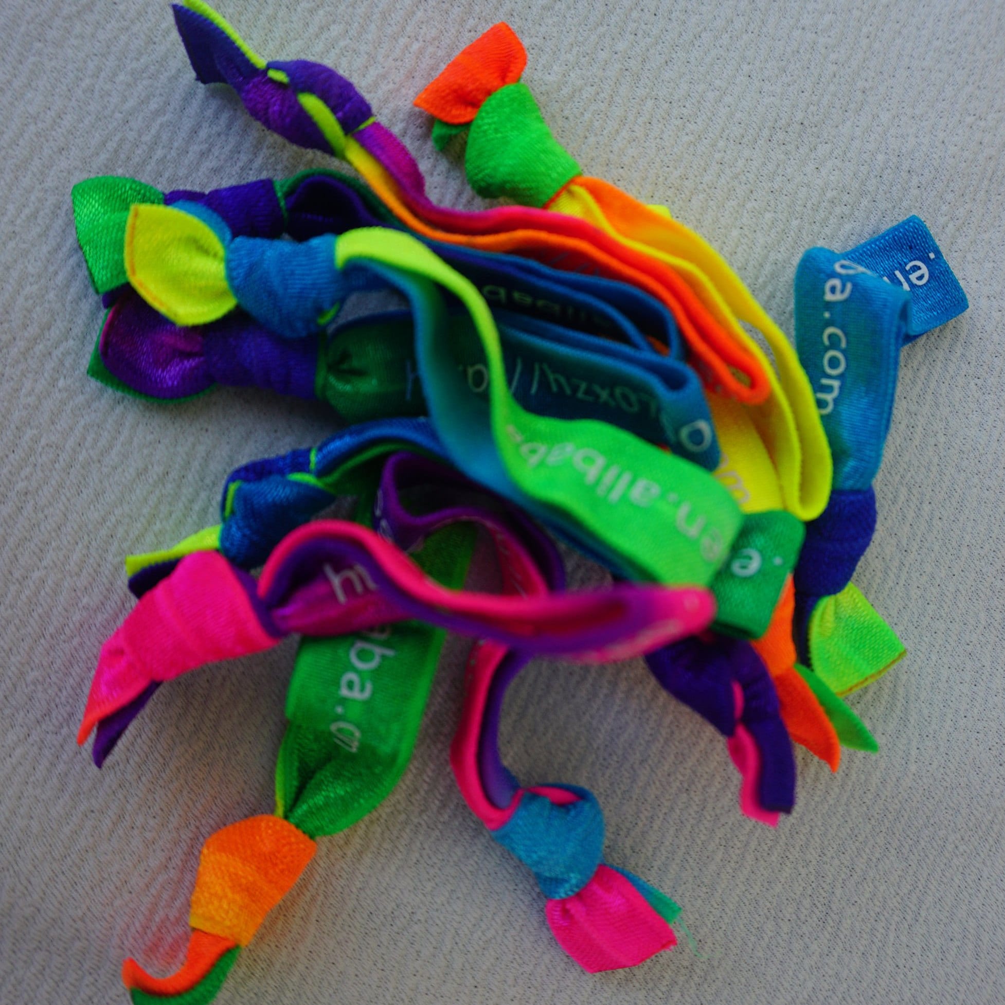 Colorful Hair Ties Bulk Solid Knotted Yoga Elastic FOE 5/8 Etsy UK