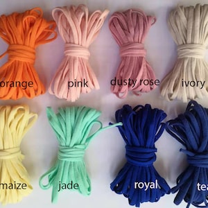Elastische Bänder Handwerk flache Schnur Seil geflochten Stretch Strap 10/20/30 Yards-1/8 Zoll stricken String zum Nähen