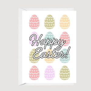 Happy Easter Eggs, Happy Easter, Greeting Cards, Seasonal Cards