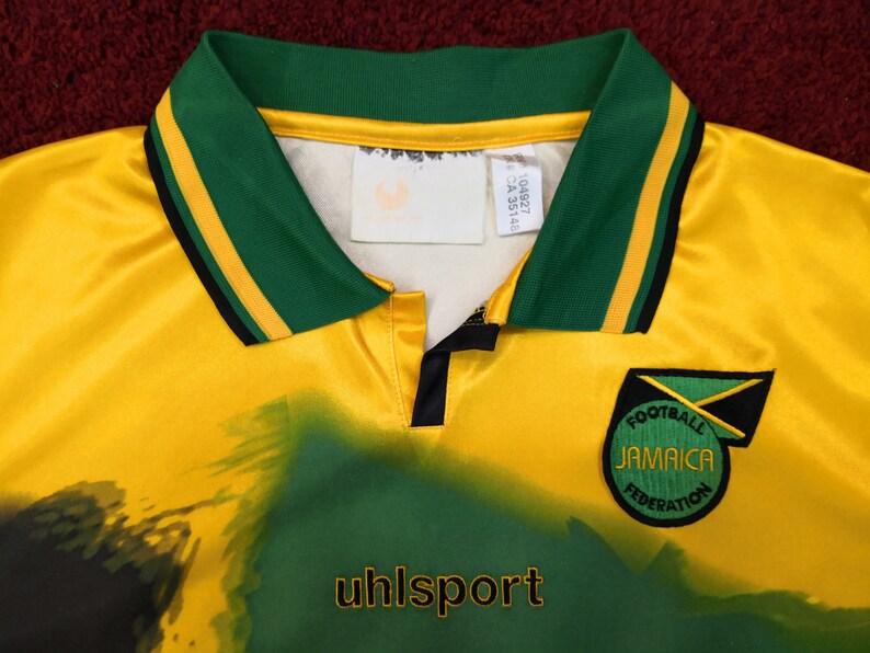 retro jamaica football shirt