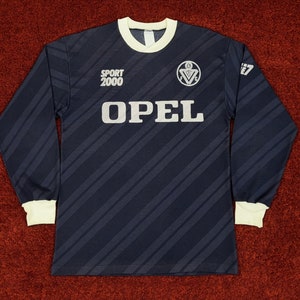 Rare Classic Vintage France GIRONDINS BORDEAUX Home Football Shirt Soccer Jersey Maglia Maillot Trikot 1988-89 Line-7 Long Sleeve Cantona