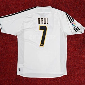 Real Madrid Raul Jersey - Etsy Canada