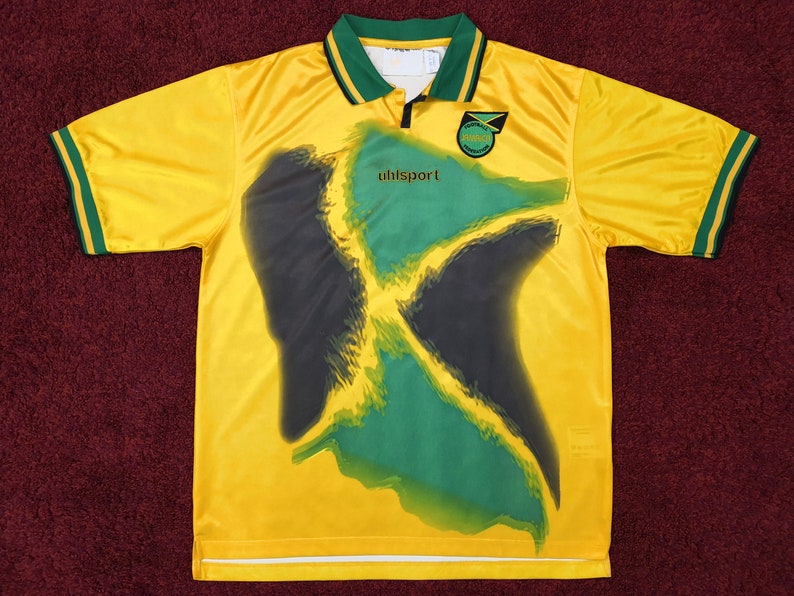Classic Vintage Rare Jamaica Reggae Home Football Shirt Soccer Jersey