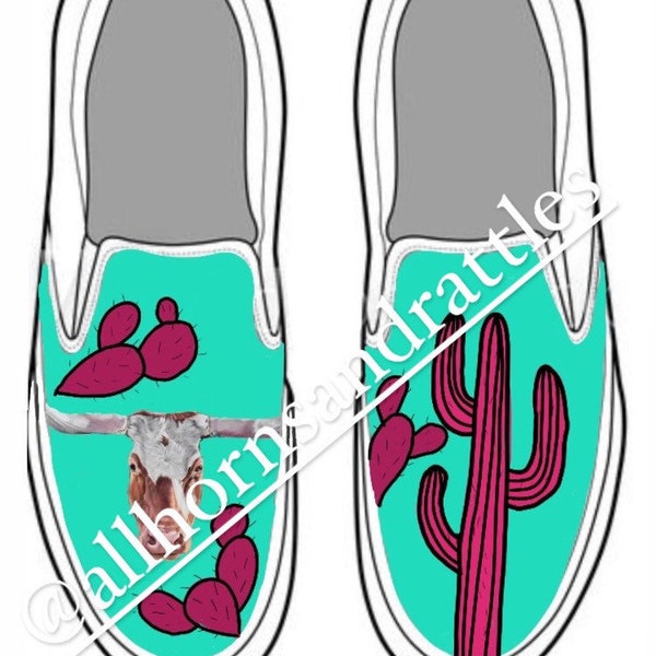 Hand Painted Vans Etsy