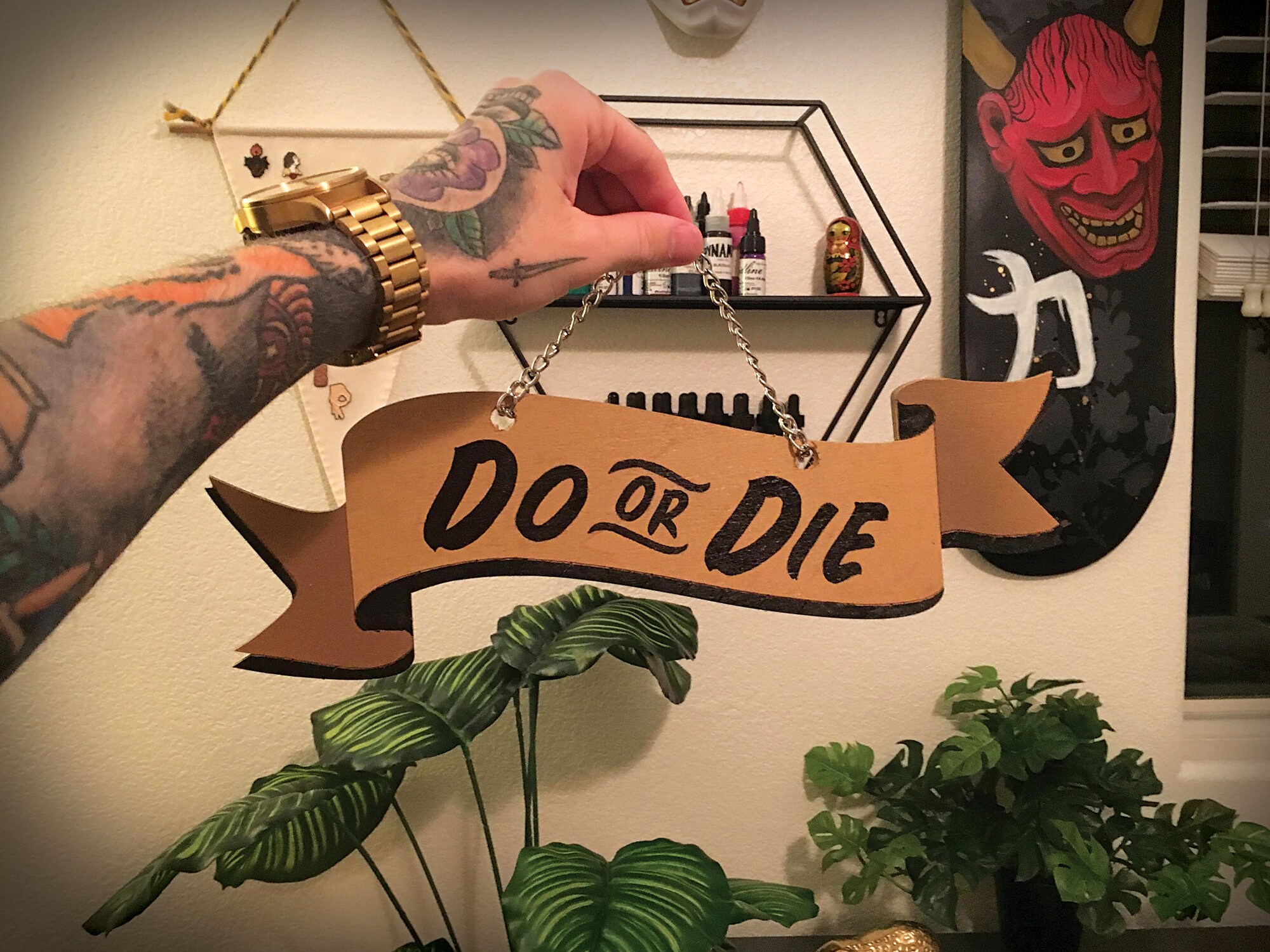 Do or Die Banner / Hand Painted Sign | Etsy