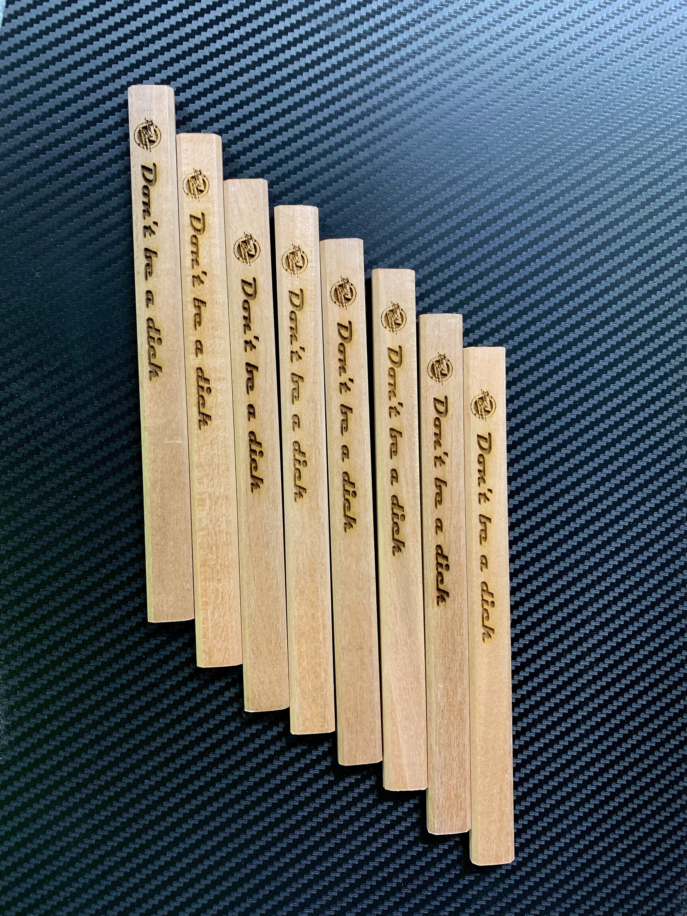 Set of 3 Engraved Carpenters Pencils Etsy