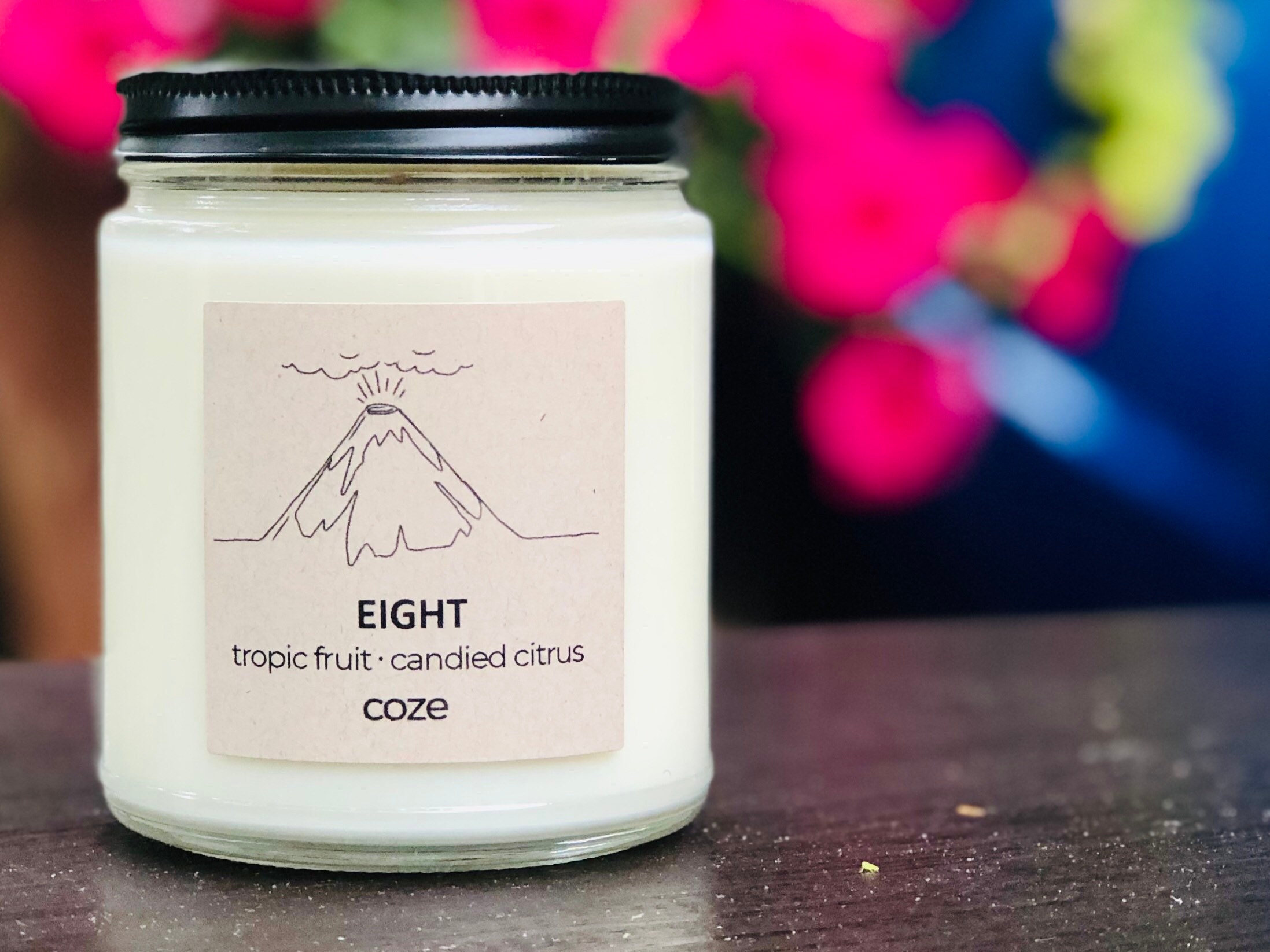 Volcano Soy Candle I Essential Oil Aromatherapy Candle l Etsy