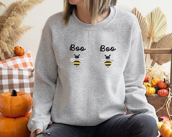 Cute Halloween Sweatshirt / Trick or Treat jumper / Pumpkin / Unisex Adult / Halloween  / Boo Bee / halloween costume / cheeky Sweatshirt