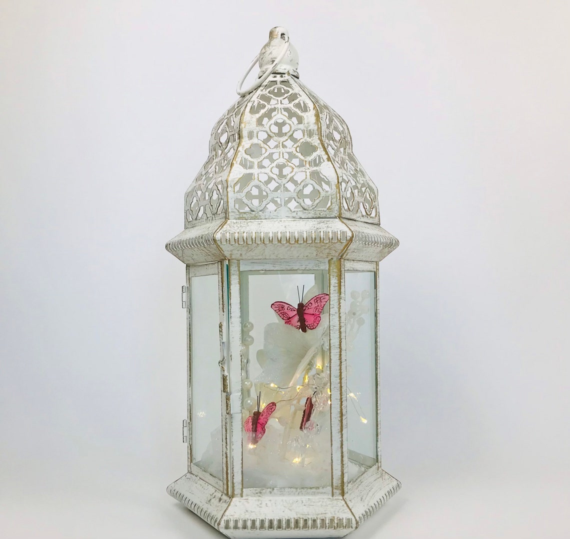 Personalized Butterfly Memorial Lantern in Memory Of Etsy