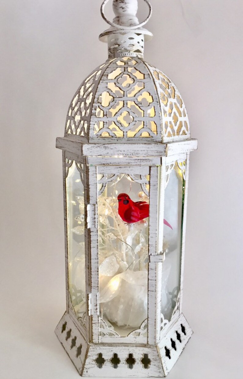 Unique Sympathy Gift Memorial Lantern In Memory of Cardinal Etsy