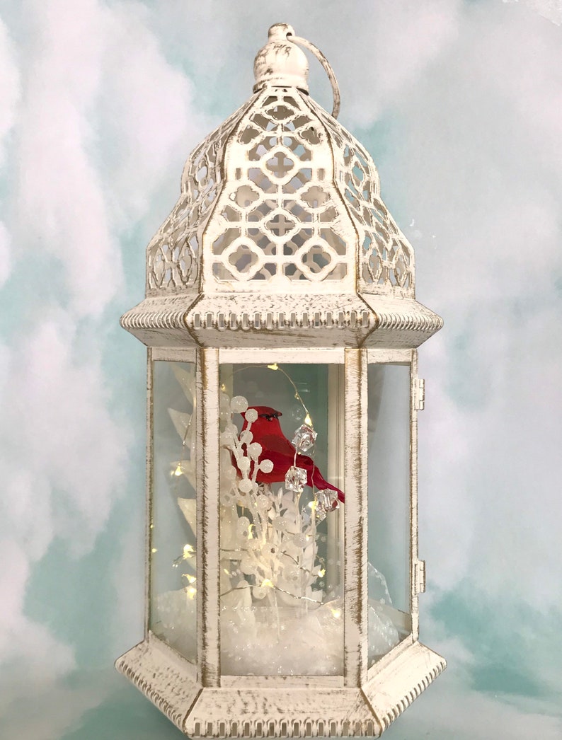 Memorial Lantern Personalized Sympathy Gift Cardinal Etsy