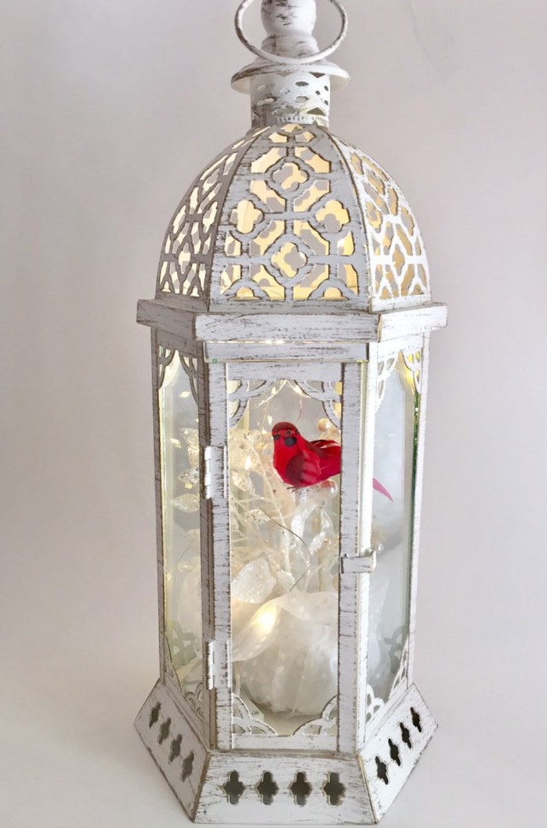 Unique Sympathy Gift Memorial Lantern In Memory of Cardinal Etsy