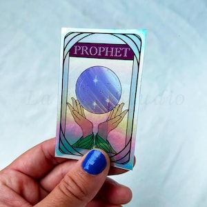 La carte de la providence du prophète | Stickers Holographiques Imperméables | The Shepherd King Duology par Rachel Gilling sous licence officielle