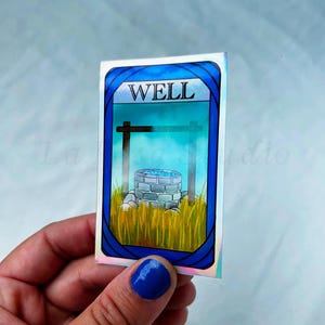 La carte Well Providence | Stickers Holographiques Imperméables | The Shepherd King Duology par Rachel Gilling sous licence officielle