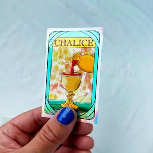La carte de la Providence du calice | Stickers Holographiques Imperméables | The Shepherd King Duology par Rachel Gilling sous licence officielle