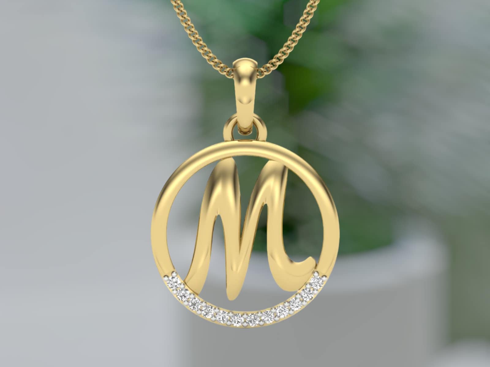 M pendant design deals