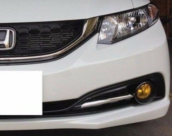 Yellow Fog Light Overlay Tint For 13 Honda Civic Si Sedan Etsy Yellow Fog Light Overlay Tint For 13 Honda Civic Si Sedan Etsy