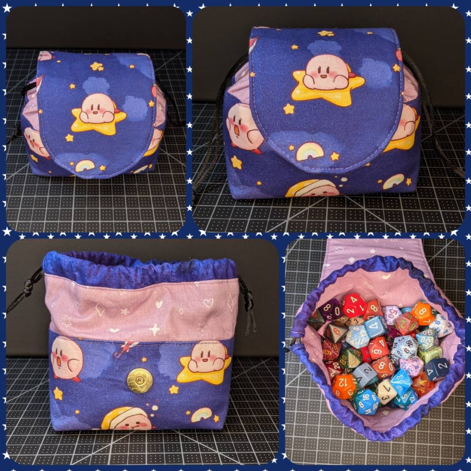 Kirby Mini Mega Dice Bag Etsy