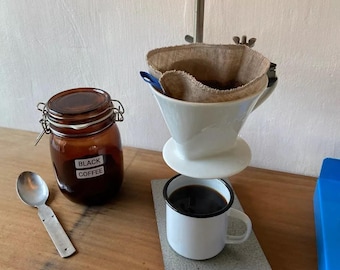 Kaffeefilter aus Stoff, Dauerkaffeefilter, Leinen