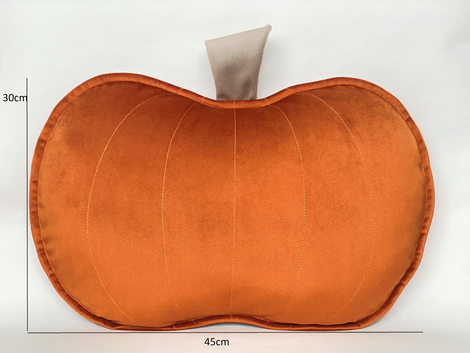 Samt Rost Kürbis Kissen dekorative Kürbis Kissen Herbst Etsy