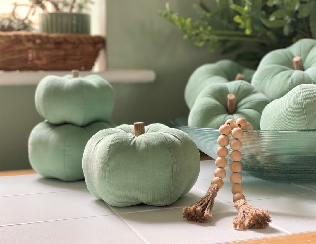 Limited Edition Corduroy Pastel Sage Green Decorative Fabric Etsy