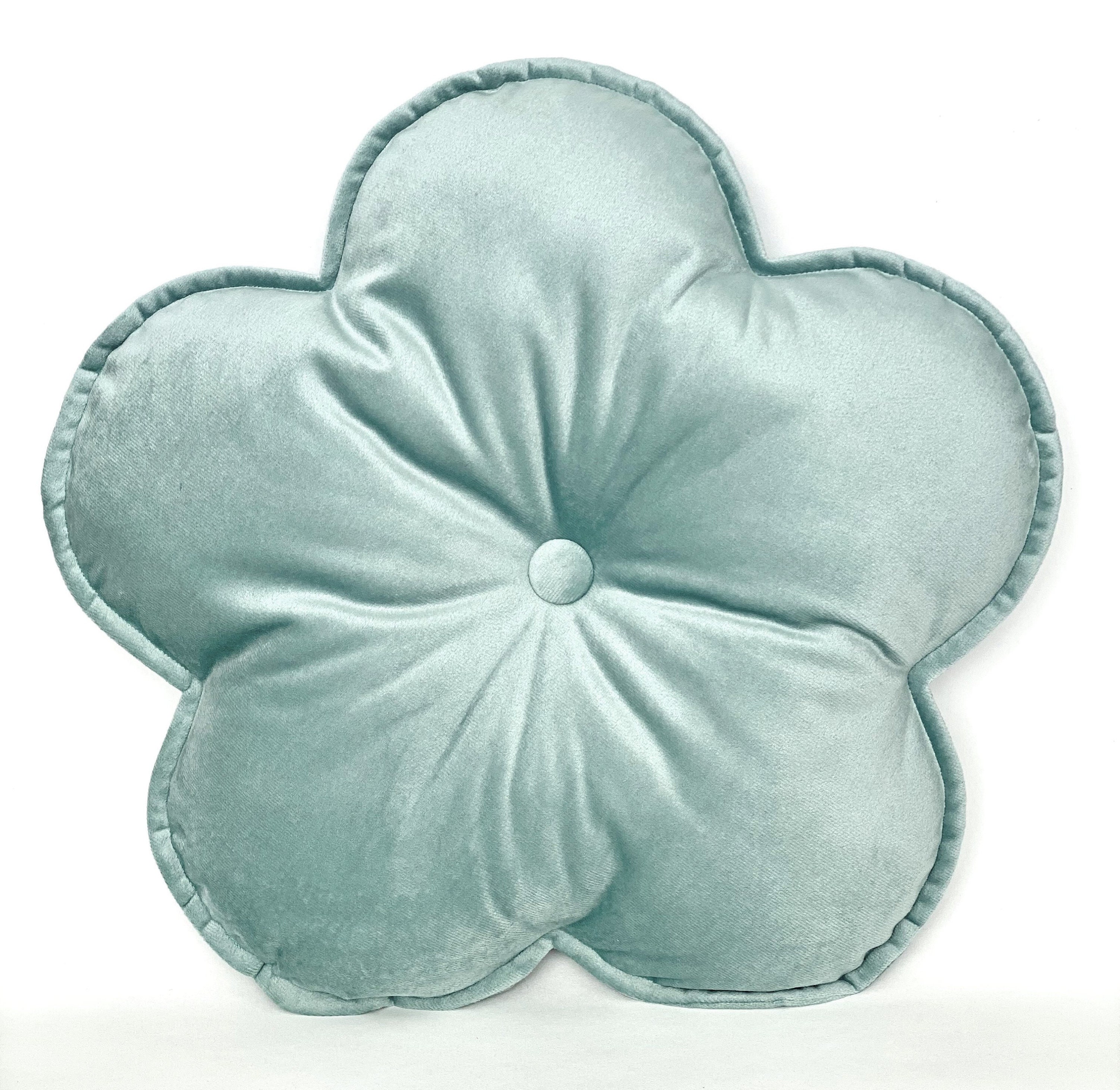 Velvet Flower Shaped Cushion Flower Shaped Pillow Decorative Etsy