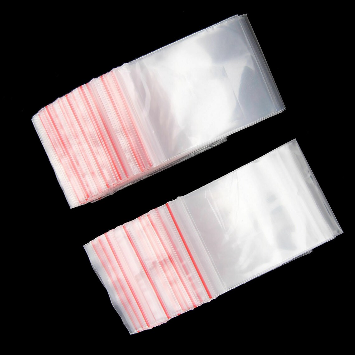 100 Small Clear Self Adhesive Zip Plastic Bags 10x7 Cm Etsy UK