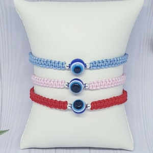 Evil eye bracelet men Evil eye jewelry women,baby Evil eye Red string bracelet