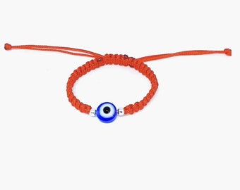 Evil eye bracelet,baby  bracelet,red string bracelet,handmade baby bracelet,baby birthday gift