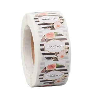 Thank You Stickers  Labels Stickers Round Stickers Thank You For Supporting My Small Business