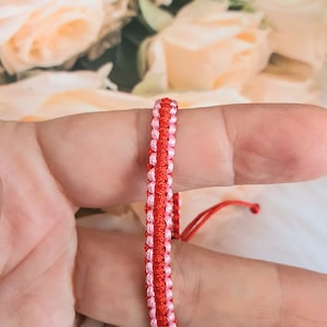 Handmade baby bracelet,red string bracelet,handmade baby bracelet,baby birthday gift