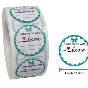 Homemade Stickers  Labels Stickers Round Stickers Thank You For Supporting My Small Business